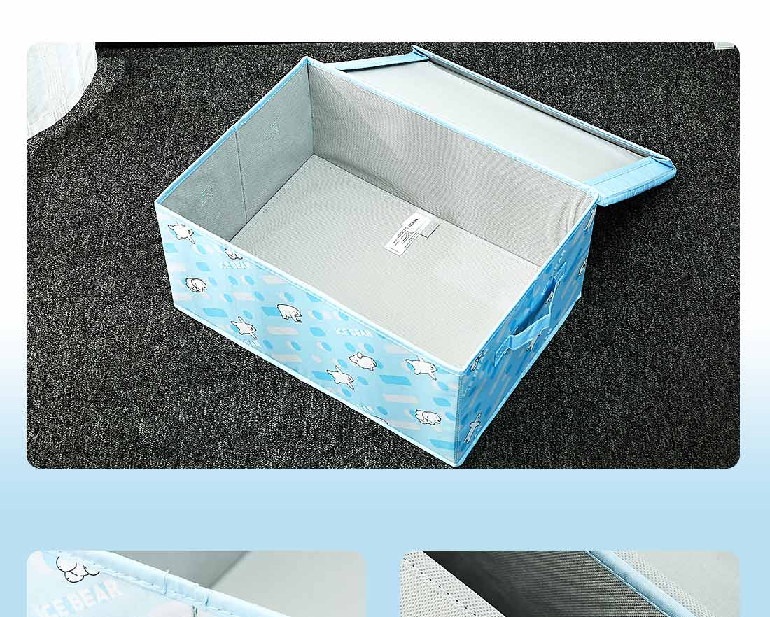 We Bare Bears  Organizer Box with Lid-Large (Ice Bear)