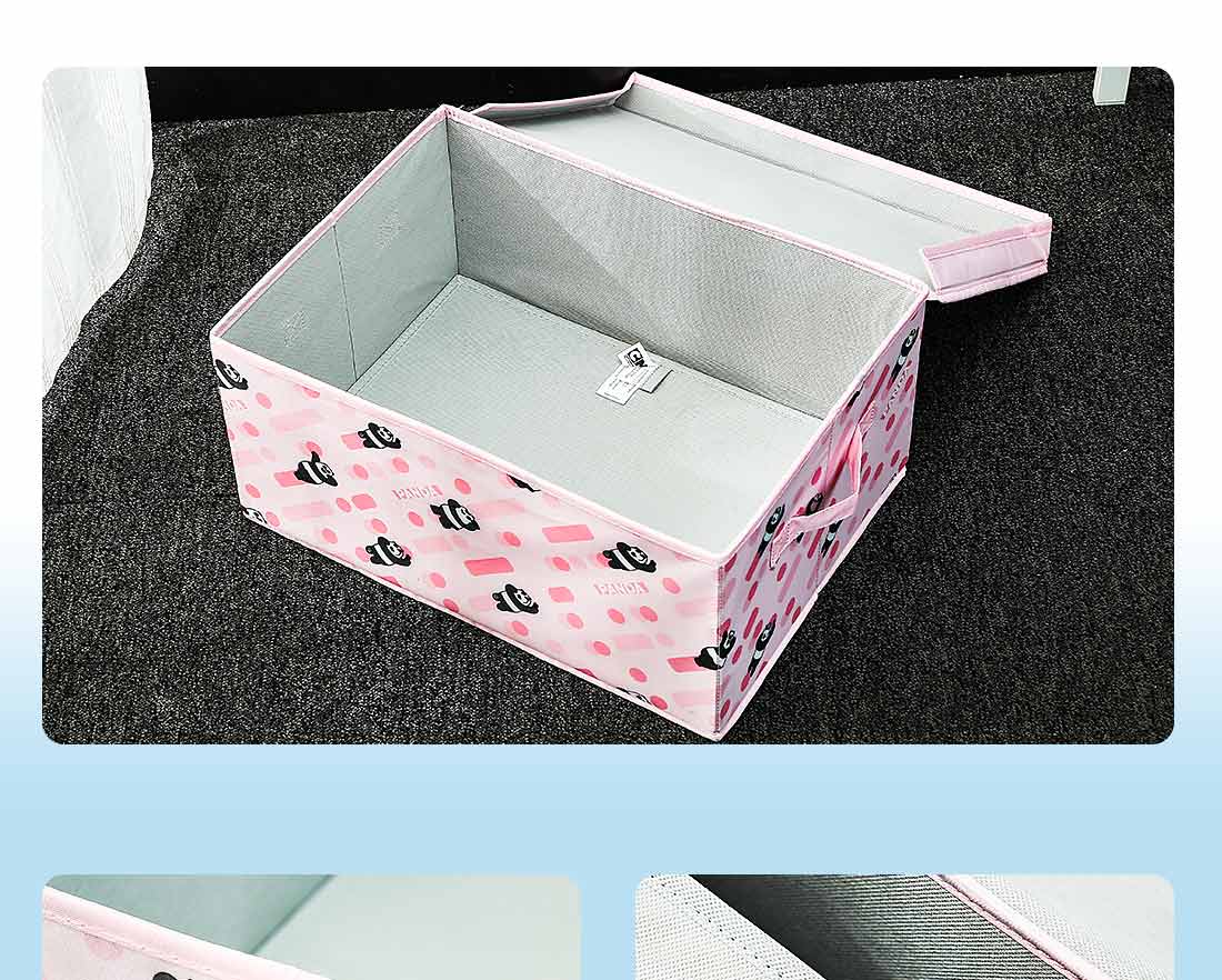 We Bare Bears  Organizer Box with Lid-Large (Panda)