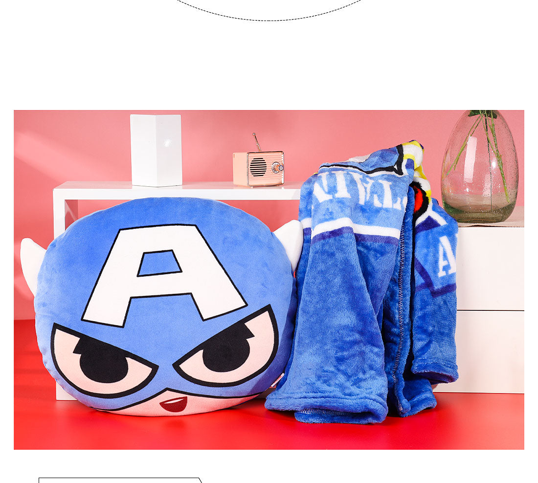 Marvel Collection Cushion&Blanket(Captain America)