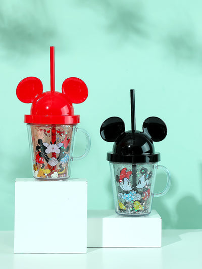 Mickey Mouse Collection Straw Mug with Lid 280ml