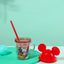 Mickey Mouse Collection Straw Mug with Lid 280ml