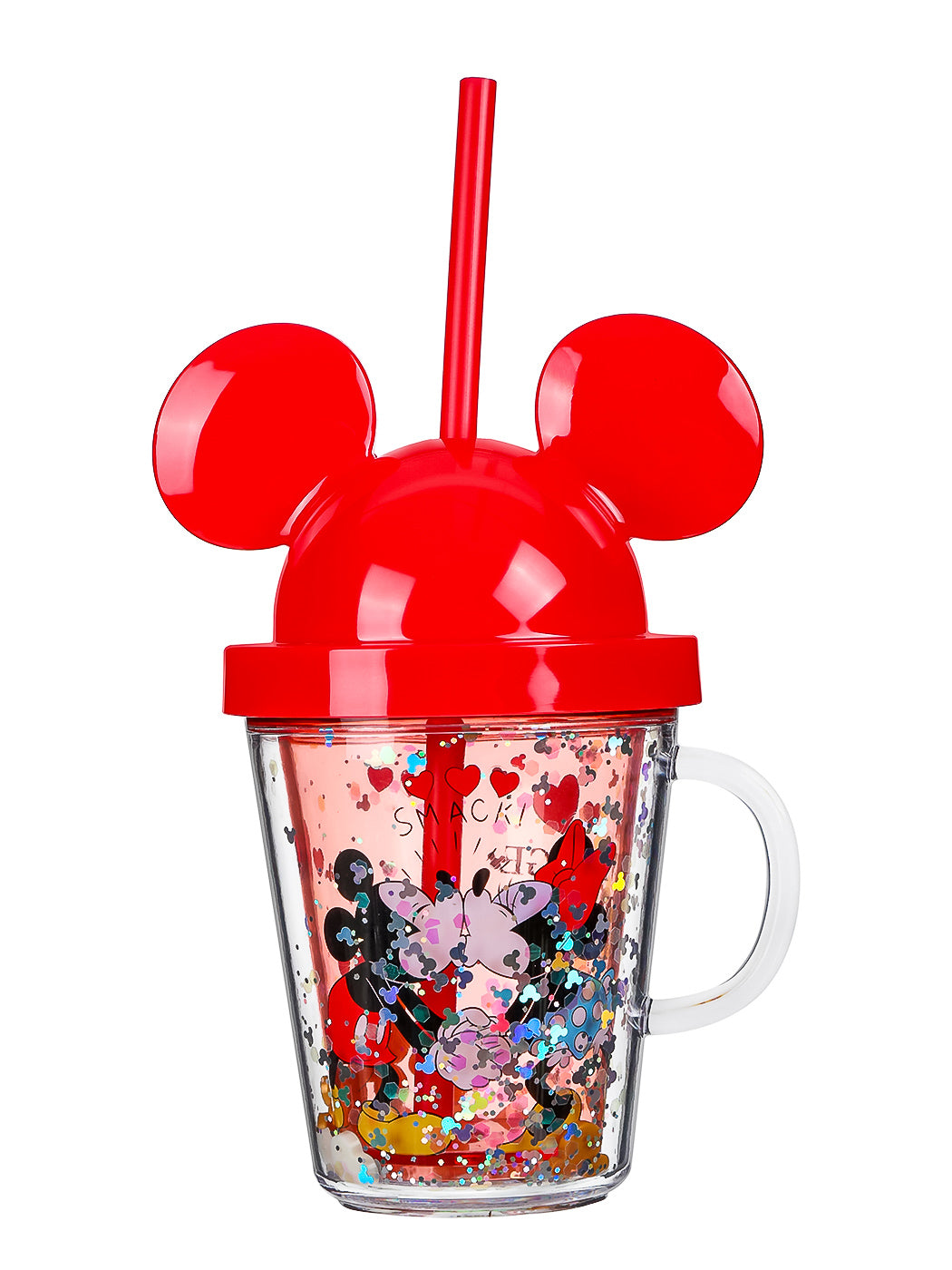 Mickey Mouse Collection Straw Mug with Lid 280ml