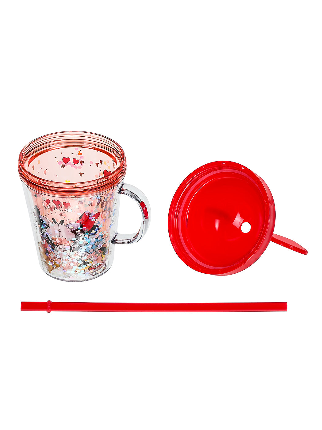 Mickey Mouse Collection Straw Mug with Lid 280ml