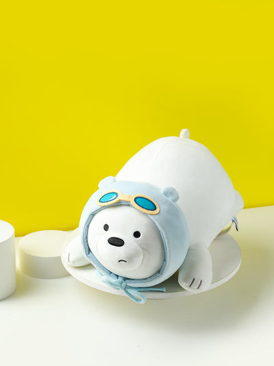 We Bare Bears Lying Plush Toy (Ice Bear)