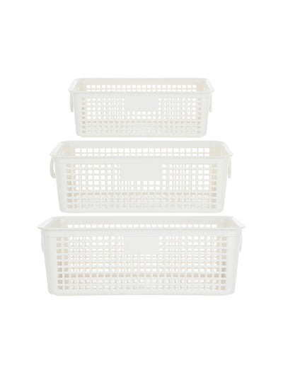 Storage Basket with Double Handles 3pcs