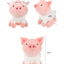 Piglet Plush Toy(Cow Hoodie) 30cm