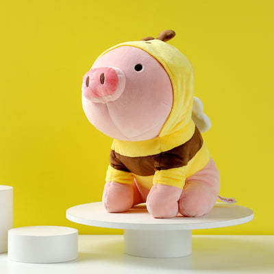 Piglet Plush Toy(Bee Hoodie)