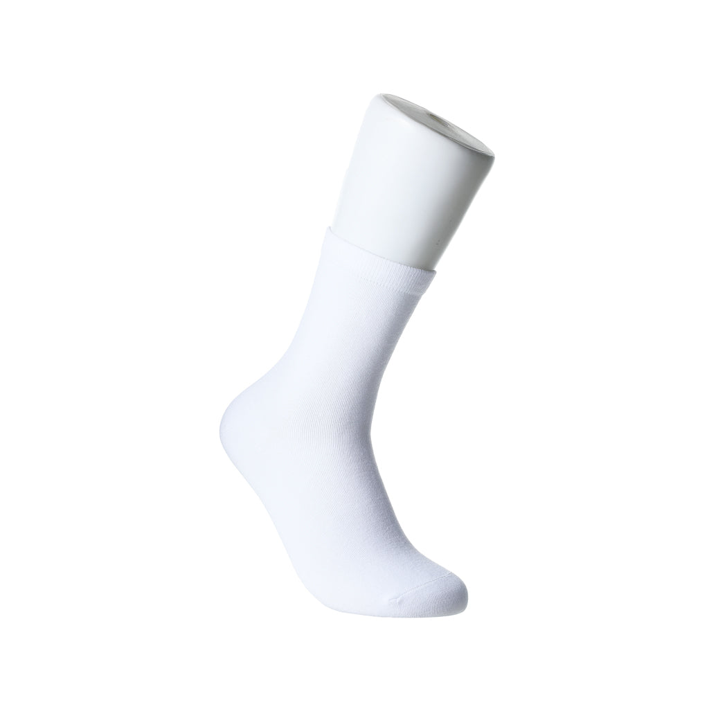 Men's Crew Socks (3 Pairs)(White)