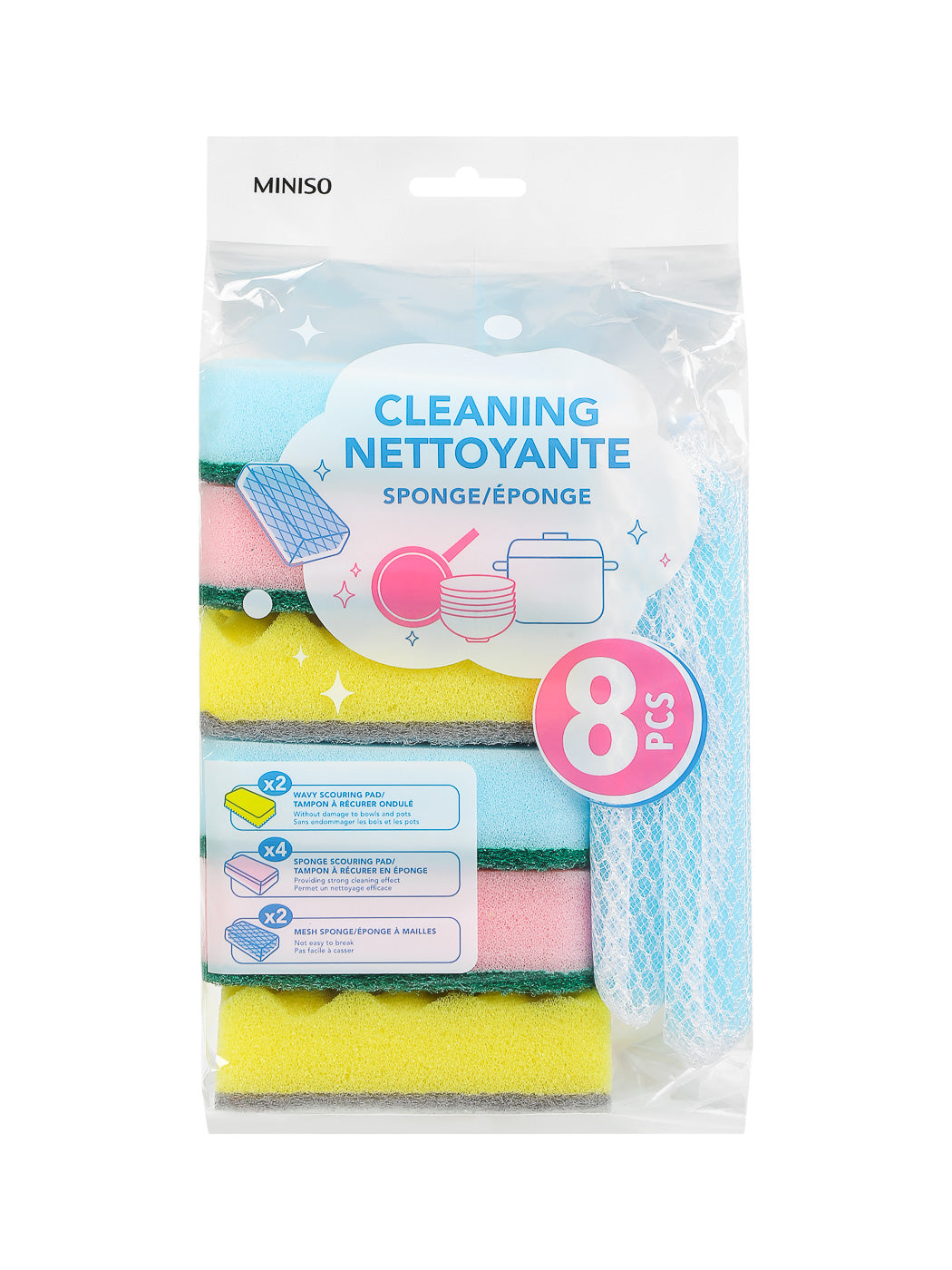 Cleaning Sponge set 8pcs