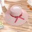 Happy Vacation Elegant Straw Hat For Women(Pink)