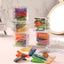 4cm Small Colored Hair Clips 10pcs