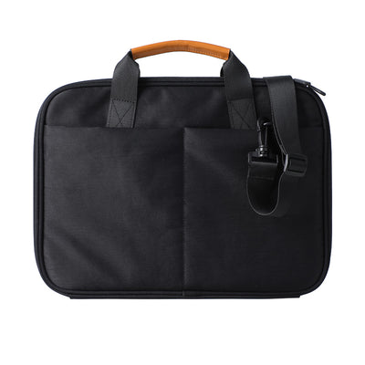 Computer Handbag with Double Zippers (Black)
