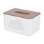 Imitation Wood Pattern Tissue Box (M）