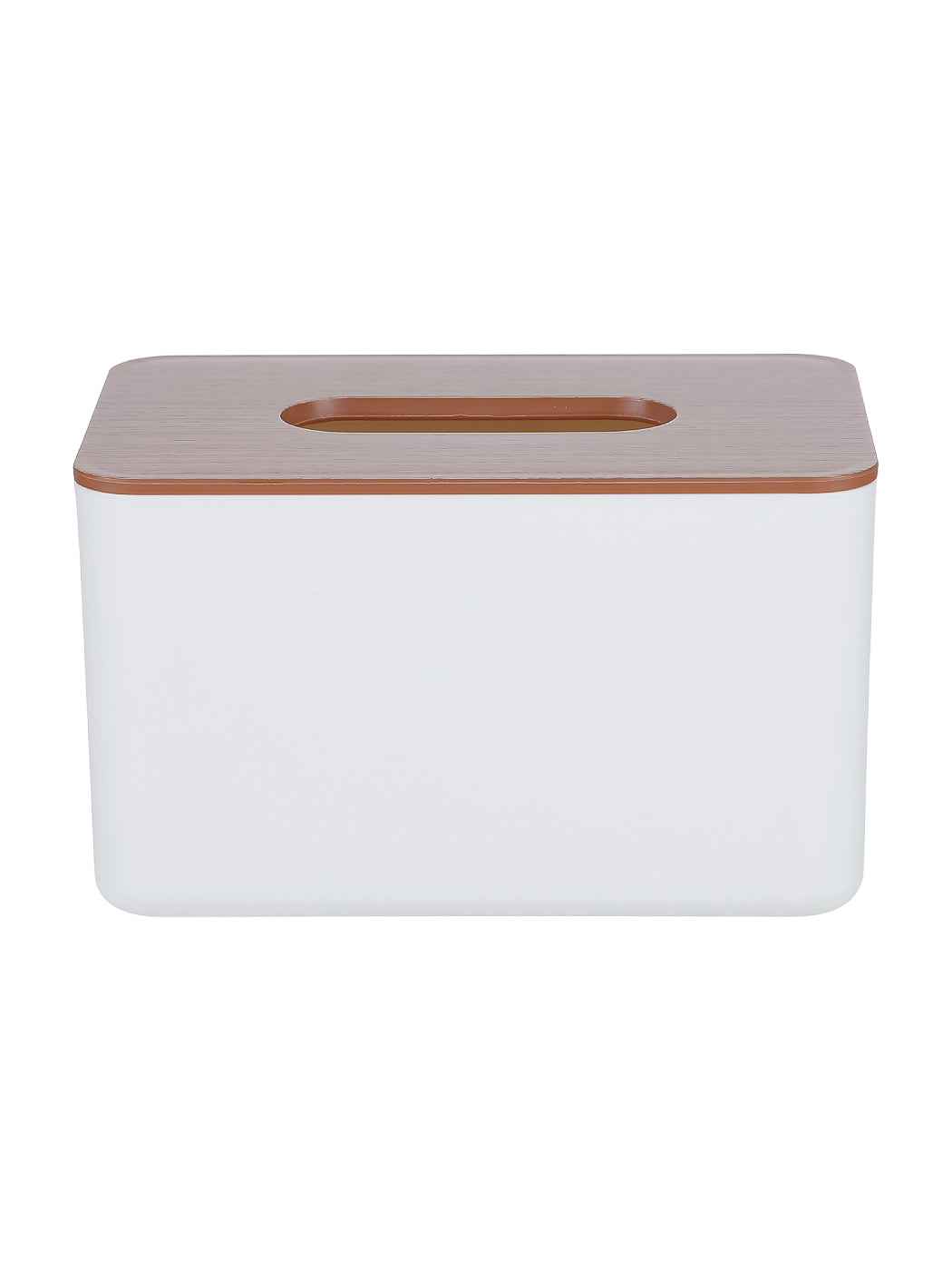 Imitation Wood Pattern Tissue Box (M）