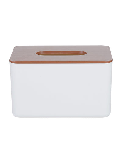 Imitation Wood Pattern Tissue Box (M）