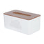 Imitation Wood Pattern Tissue Box (L)