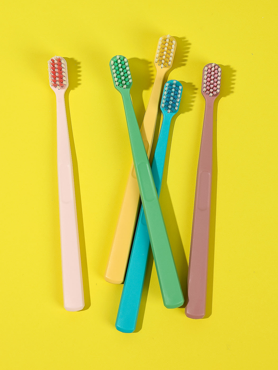 Wide Head Tooth Brushes (5 pcs)