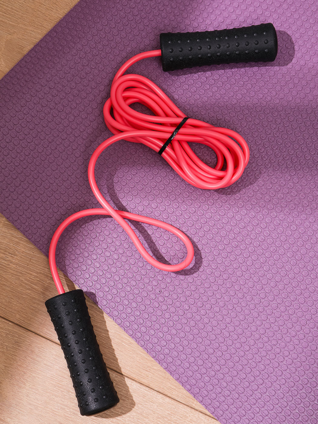 MINISO Sports-Bearing Skip Rope(Coral red)