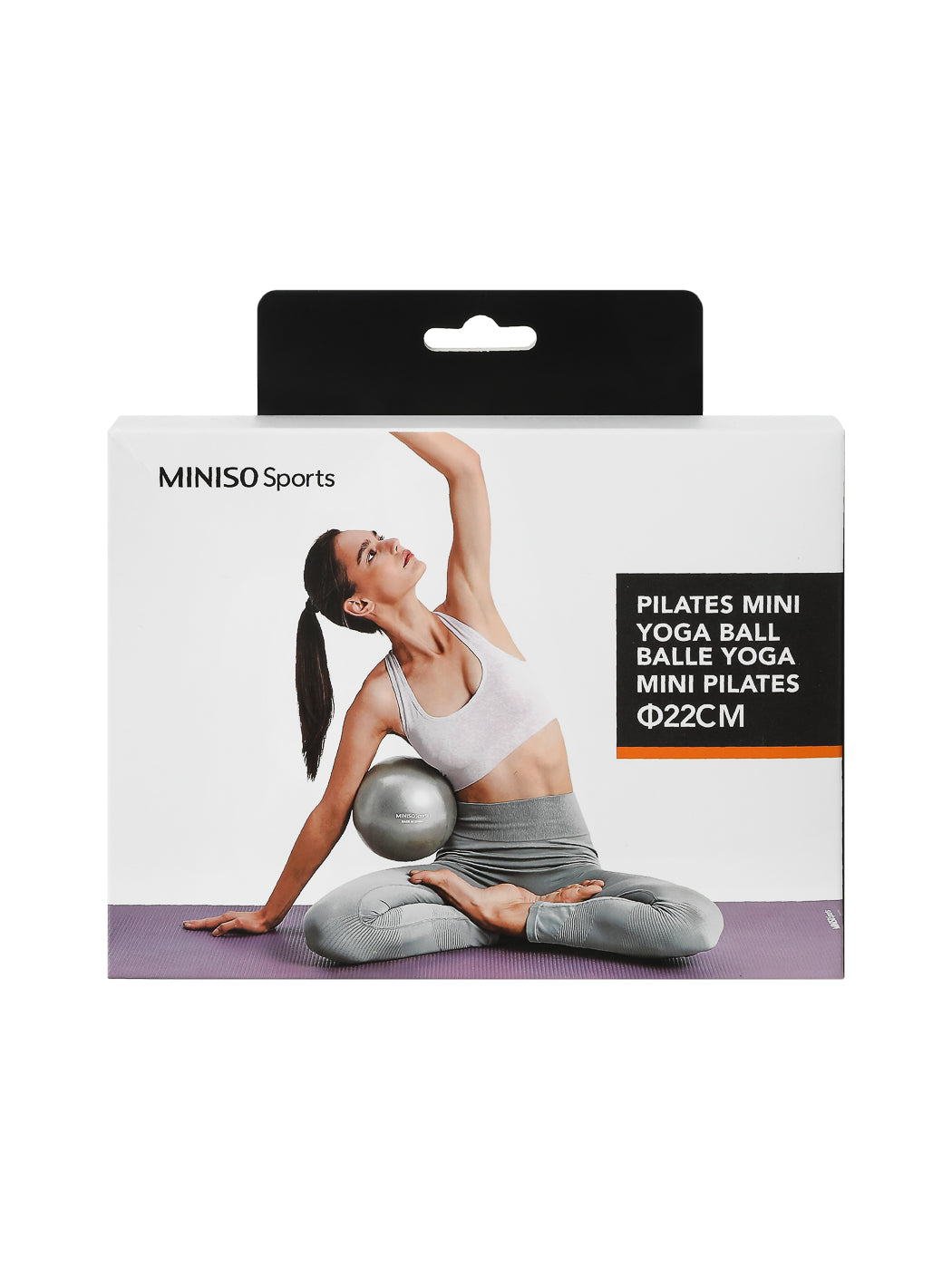 MINISO Sports-Pilates Mini Yoga Ball(Gray)