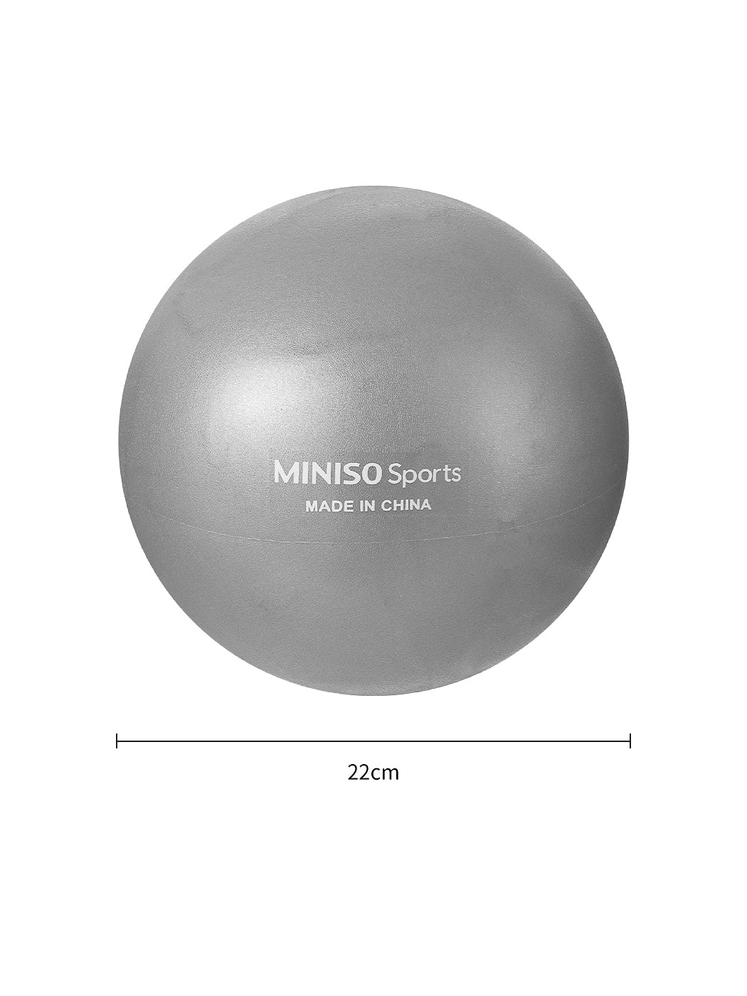 MINISO Sports-Pilates Mini Yoga Ball(Gray)