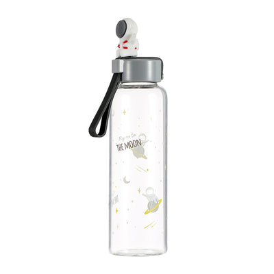 Star Series High Borosilicate Glass Bottle 380mL(Gray)