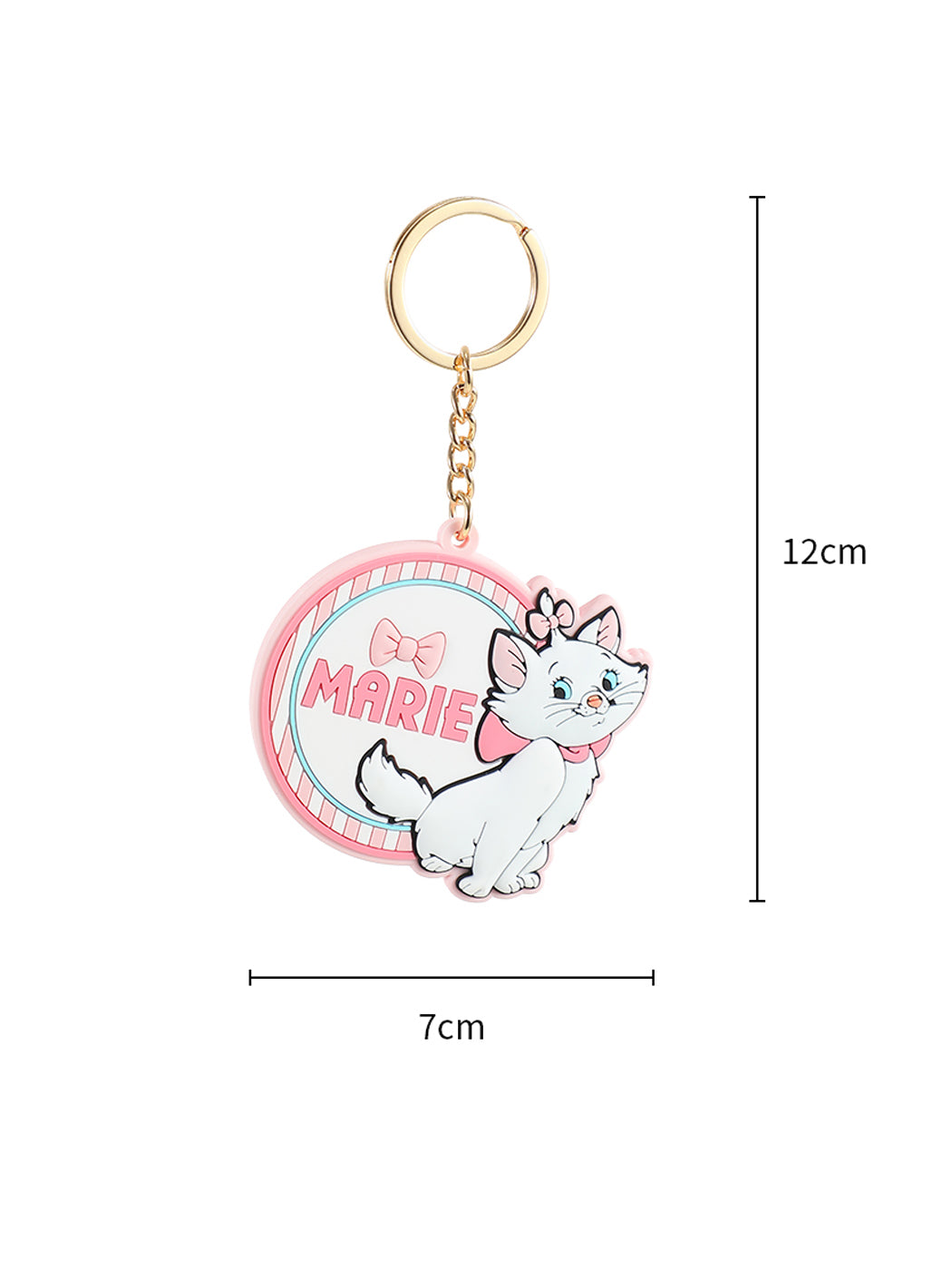 Disney Animals Collection Mirror Key Chain(Marie)