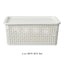 Plaid Storage Basket with Cover (M)