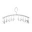 Foldable Clothespin Hanger (Grey)