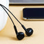 Classic Half-in Ear Earphones for Music  Model: HF230 (Black)