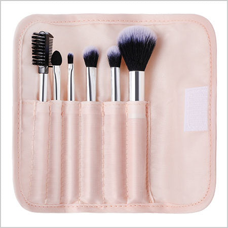 Makeup brush set,coral orange