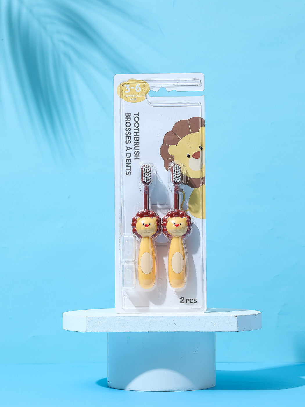 Little Lion Soft Bristles Toothbrushes For Kids (2 pcs)