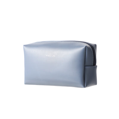 Minimalist Rectangle Solid Color Cosmetic Bag(Blue)