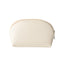 Minimalist Half Moon Solid Color Cosmetic Bag(Off White)