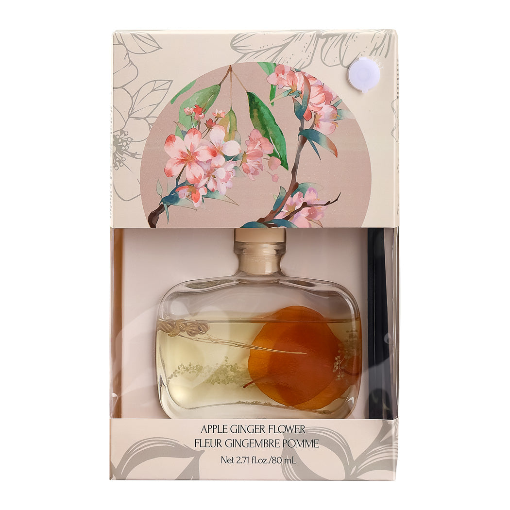 Flower in Water Series Reed Diffuser (Apple Ginger Flower) 80ml