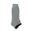 Classic Contrast Color Odor Control Men's Ankle Socks 3 Pairs (Basic Colors)