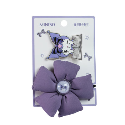 Kuromi Kids＇ Flower Hair Accessories Set (2 pcs)