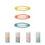 Colorful Oval Hair Clips (6 pcs. 6cm)