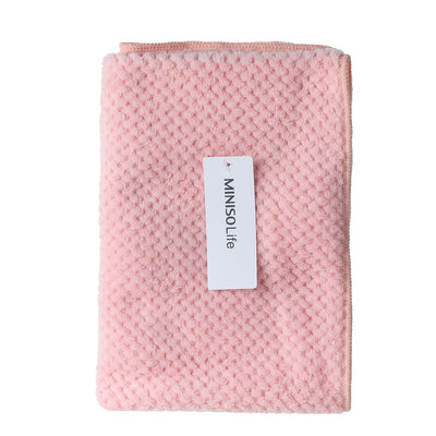 Classic Solid Color Jacquard Towel(Pink)