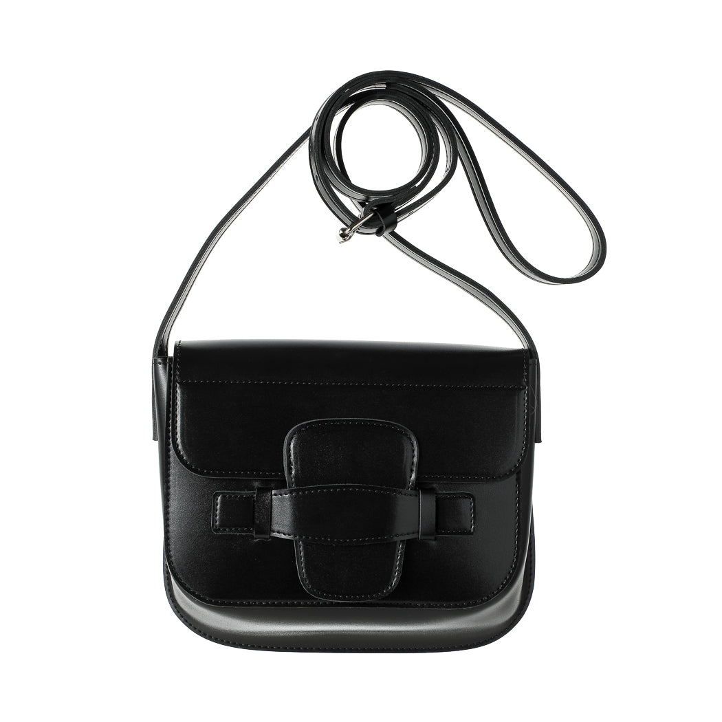 Retro Saddle Crossbody Bag(Black)