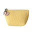 Waffle Weave Trapezoid Solid Color Coin Purse(Yellow)