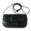 Crossbody Bag with Cool Buckle (Black)