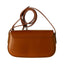 Crossbody Bag with Cool Buckle (Brown)