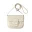 Retro Saddle Crossbody Bag(White)