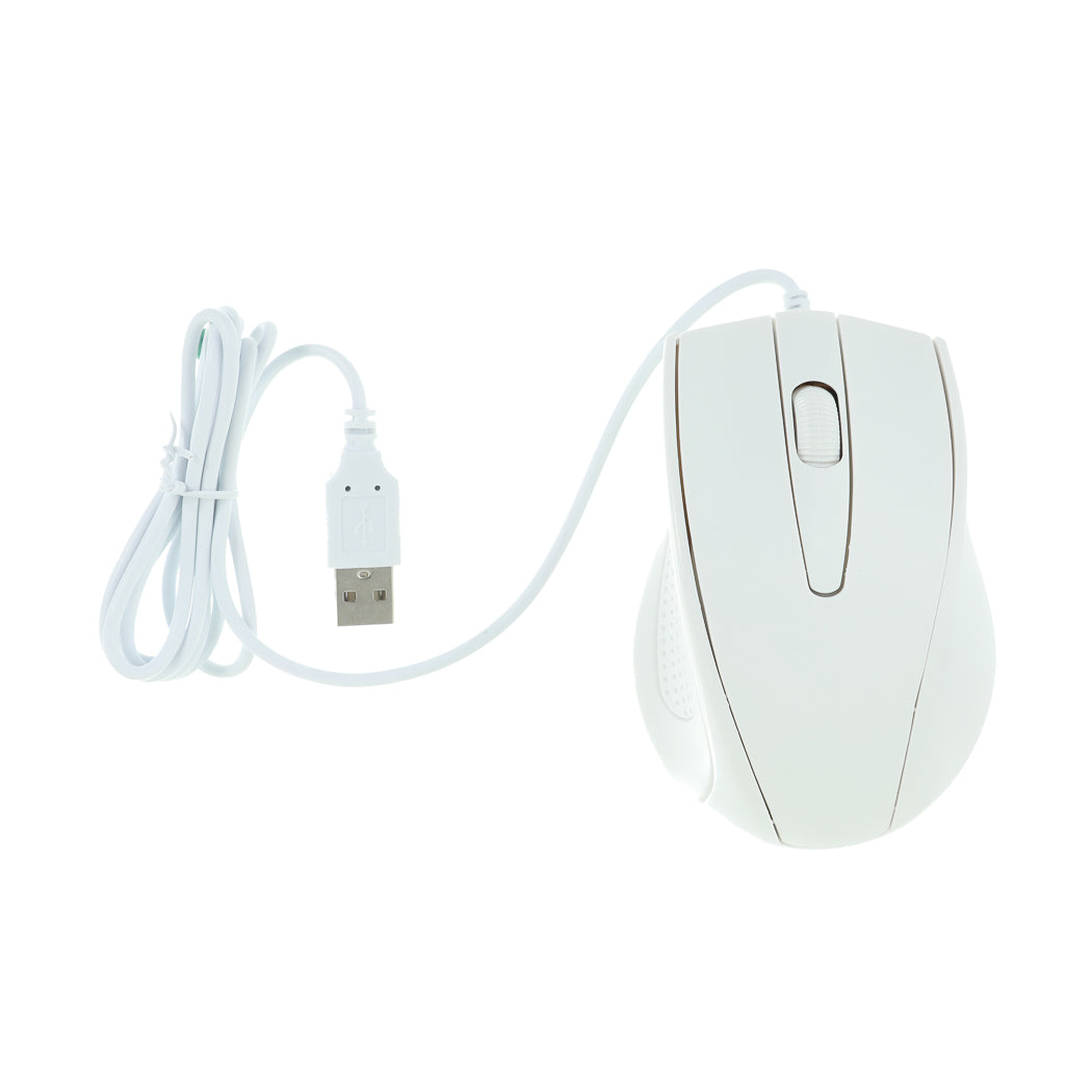 Ergonomic Wired Mouse  Model: CM720U(White)