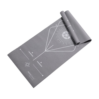 MINISO Sports - Body Line Pattern 5mm Comfortable Yoga Mat (Gray)