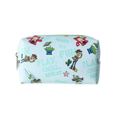 Toy Story Collection All Over Print Cosmetic Bag(Green)