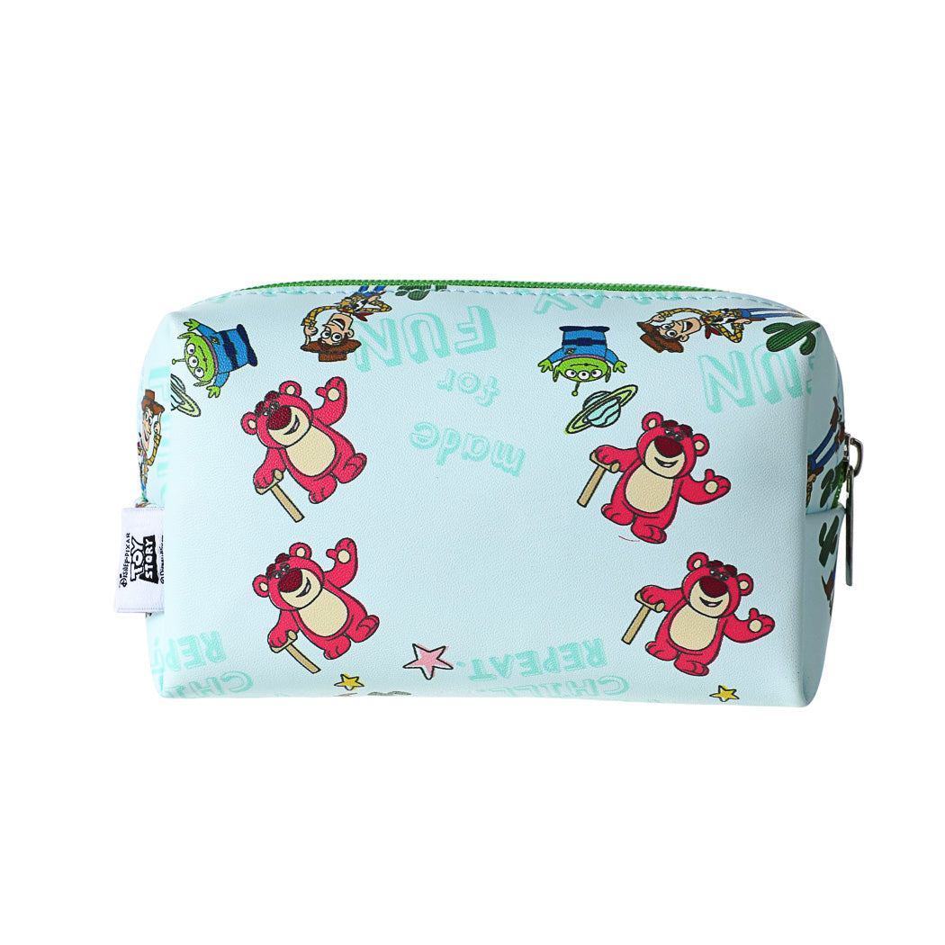 Toy Story Collection All Over Print Cosmetic Bag(Green)