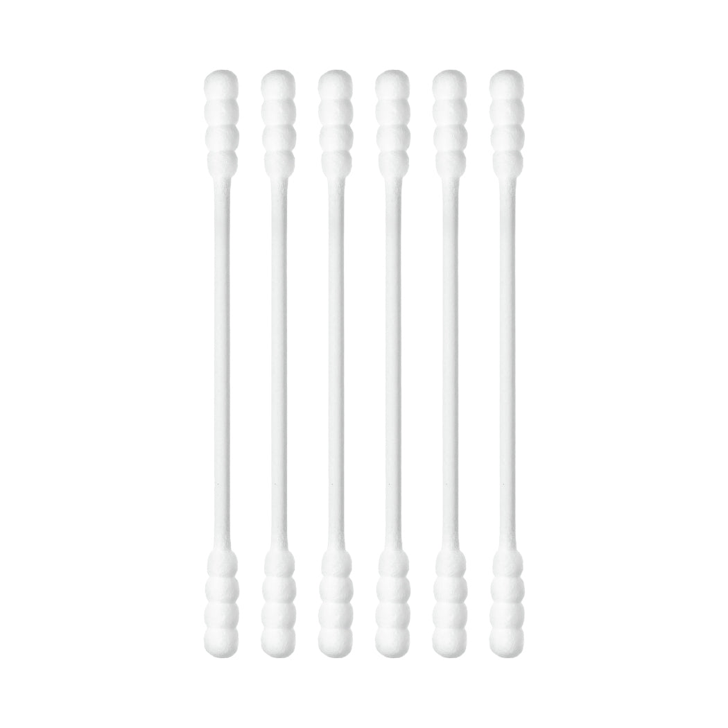 Miniso Extra Slim Cotton Swabs for Infants (Spiral Heads, 200 Pcs)