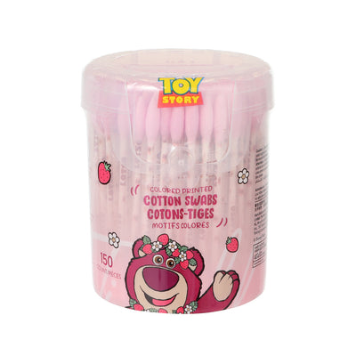 MINISO Disney Pixar Lotso Collection Colored Printed Cotton Swabs (150 Count)