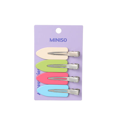 Basic Series Sailboard Shaped Duck Billed Hair Clips (4 pcs, 6cm)